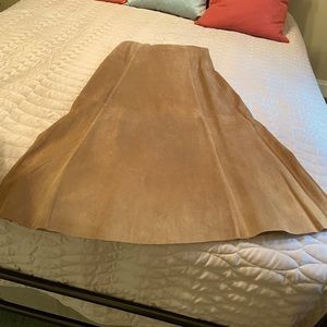Brand new Chicos buttery soft suede skirt